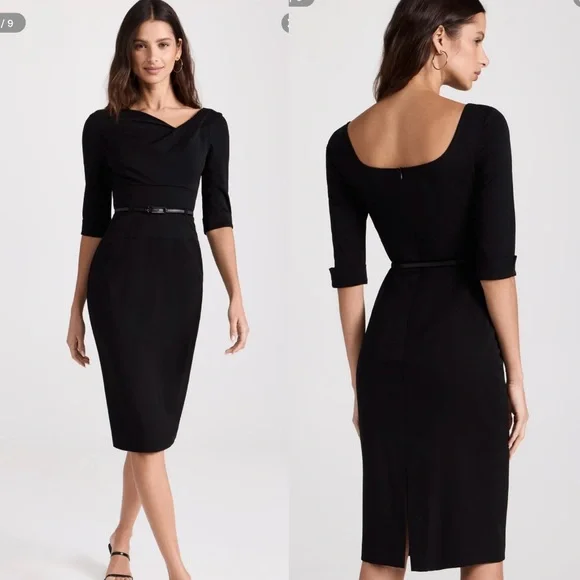 selena gomez black dress wedding Classic Jackie O Sheath Dress main image 1